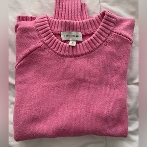 Free Assembly Pink Sweater